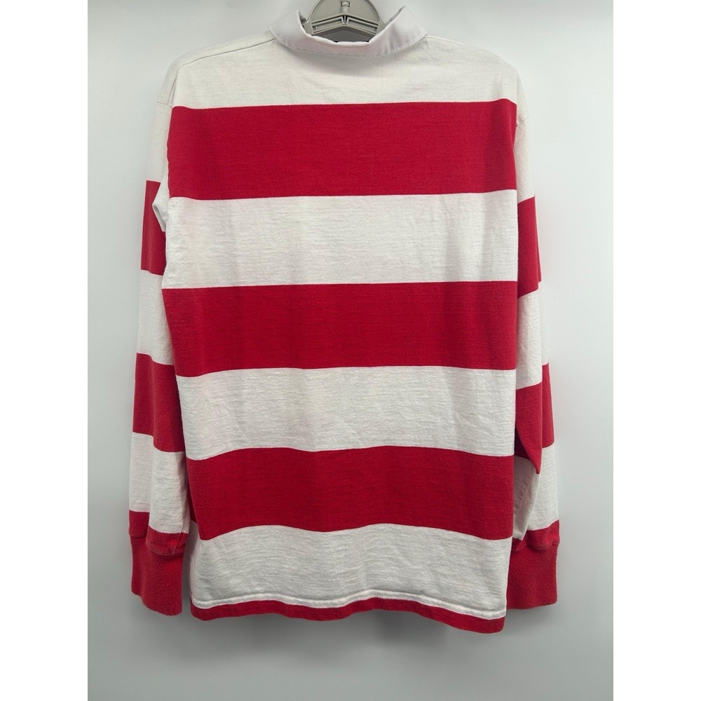 Barbarian Casual Weight Striped Rugby Jersey Red Lightweight Large Canada - Picture 4 of 11